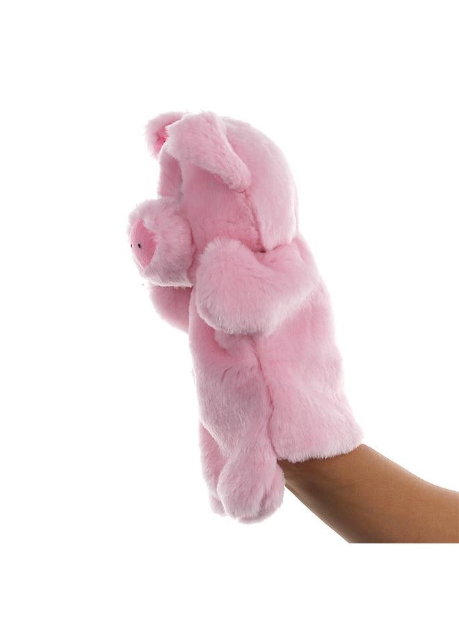Bluejw Plush Toy Hand Doll Small Animal Pink Piglet Family Parent-Child Doll Kindergarten Children's Gloves  - Image 3