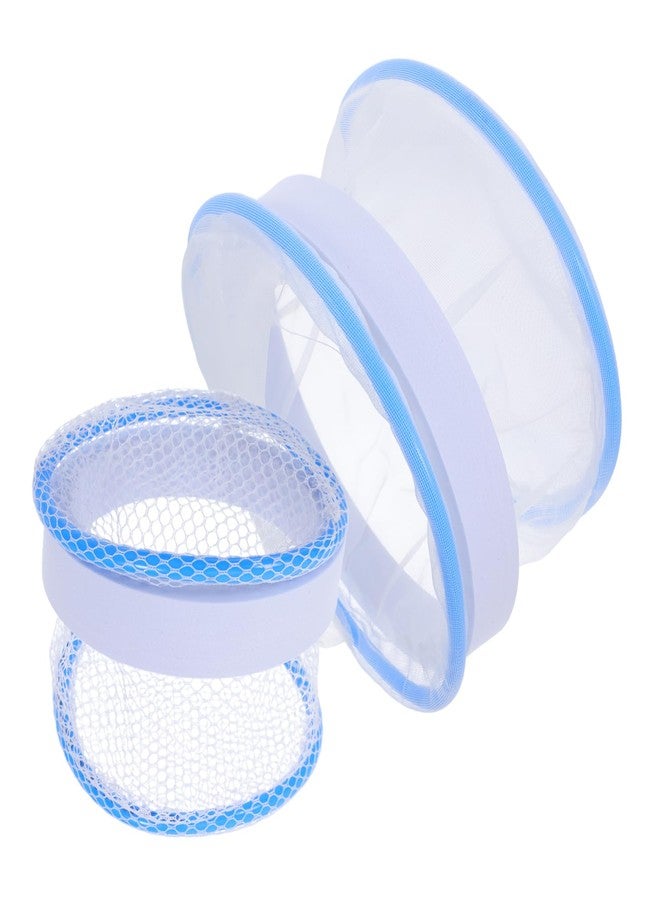 سوبفوكس حوض عزل من شبك النايلون من SUPVOX، قطعتان، لصغار سمك الجوبي، شبكة شفافة للتفقيس، للاستخدام في أحواض السمك لتربية الأسماك ومراقبتها بسهولة. - Image 1