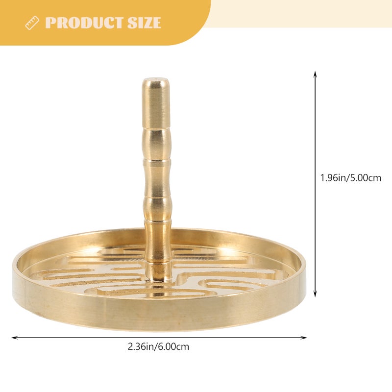 Incense Press Mold Classical Pattern Brass Incense Mold Tool Incense Shaping Mold - Image 4