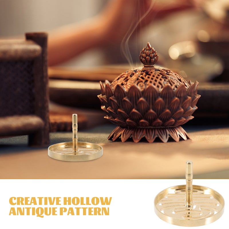Incense Press Mold Classical Pattern Brass Incense Mold Tool Incense Shaping Mold - Image 5