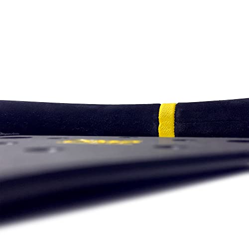 OMP 320 SP Steering Wheel Black Grip Silver Center - Image 4