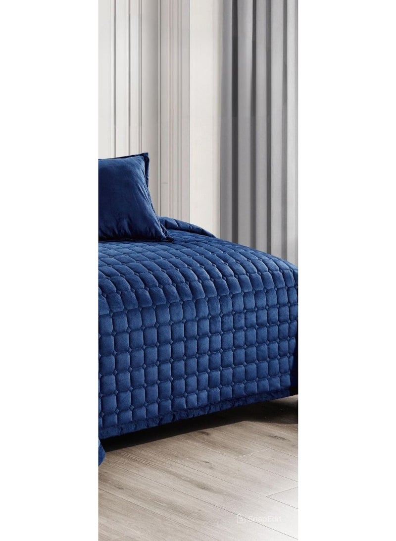 Red Rose Soft velvet single bed quilted - Image 4