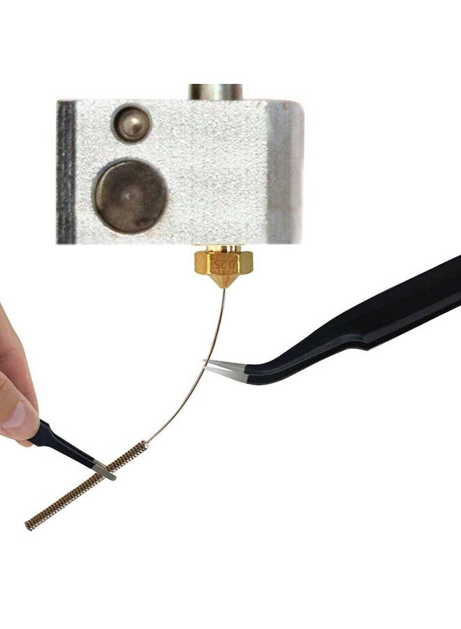 24PCS 3D Printer Nozzles, Extruder MK8 Nozzle Hardened Steel, Brass High Temperature Resistant Nozzle with Nozzle Cleaning Needles for Creality Ender 3/3 Pro/3 V2, Ender 5/5 Pro, CR-10/10S - Image 4