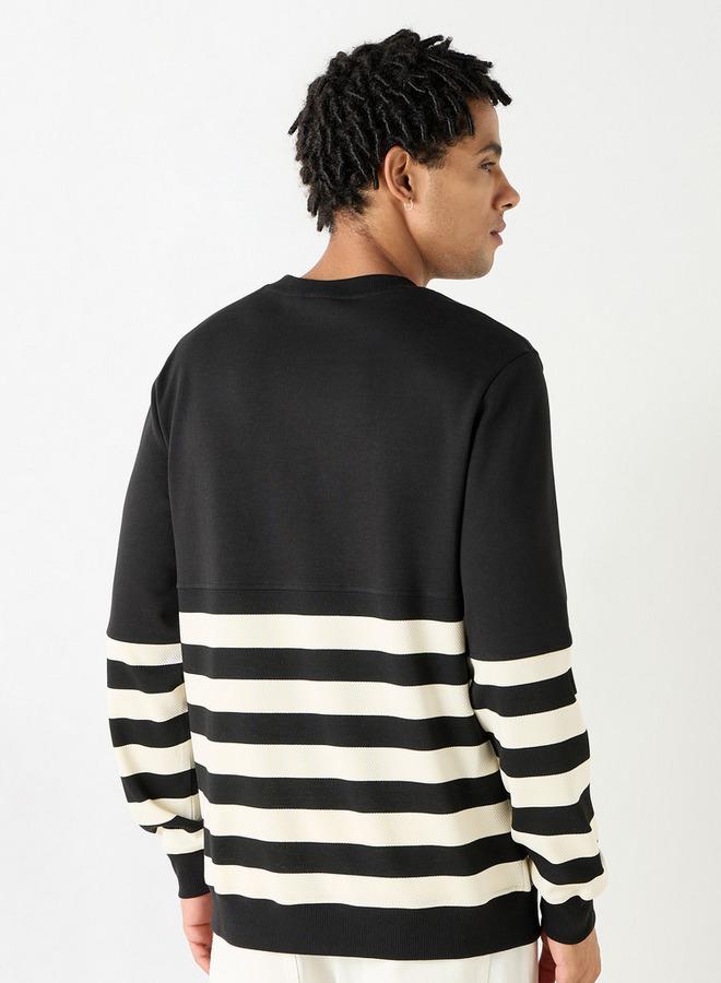 Starter Striped Sweatshirt with Long Sleeves - Image 3