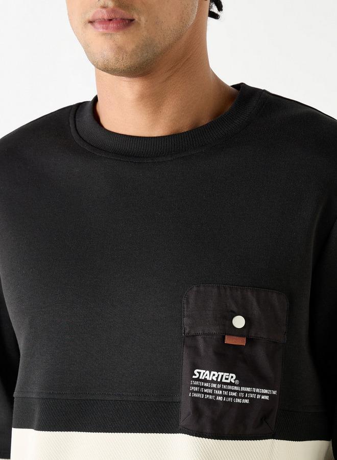 Starter Striped Sweatshirt with Long Sleeves - Image 4