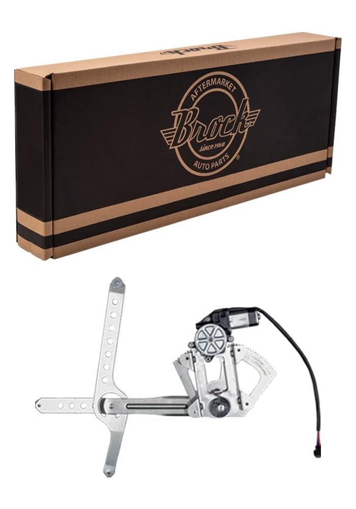 Brock Replacement Passenger Front Power Window Regulator and Lift Motor Assembly for 88-02 C/K Pickup - Image 1