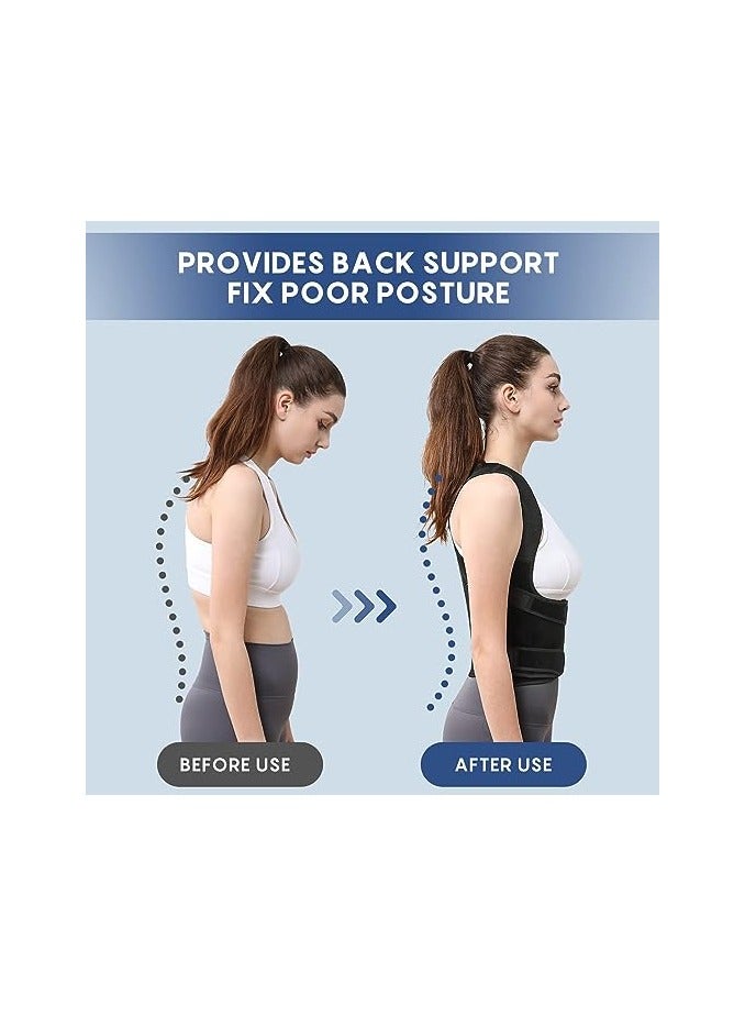 general Back Brace Posture Corrector for Women and Men, Back Support Belt for Women, Upper Back Brace for Posture, Back Straightener Posture Corrector  - Image 3