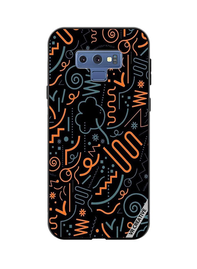 VR CREATIVE Protective Case Cover For Samsung Galaxy Note 9 Pop Art Design Multicolour - Image 1