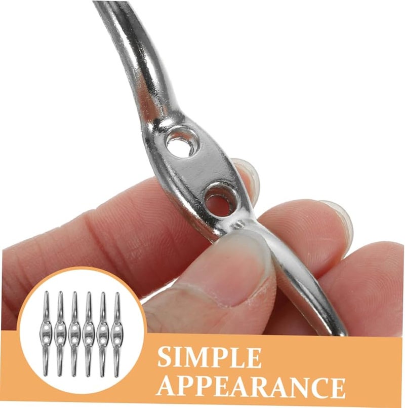 Jojofuny 18 قطعة من المراسي المعدنية للحبال العمياء 3 عبوات لأمان النوافذ الستائر العمودية الظلال الدوارة الستائر الرومانية - Image 5