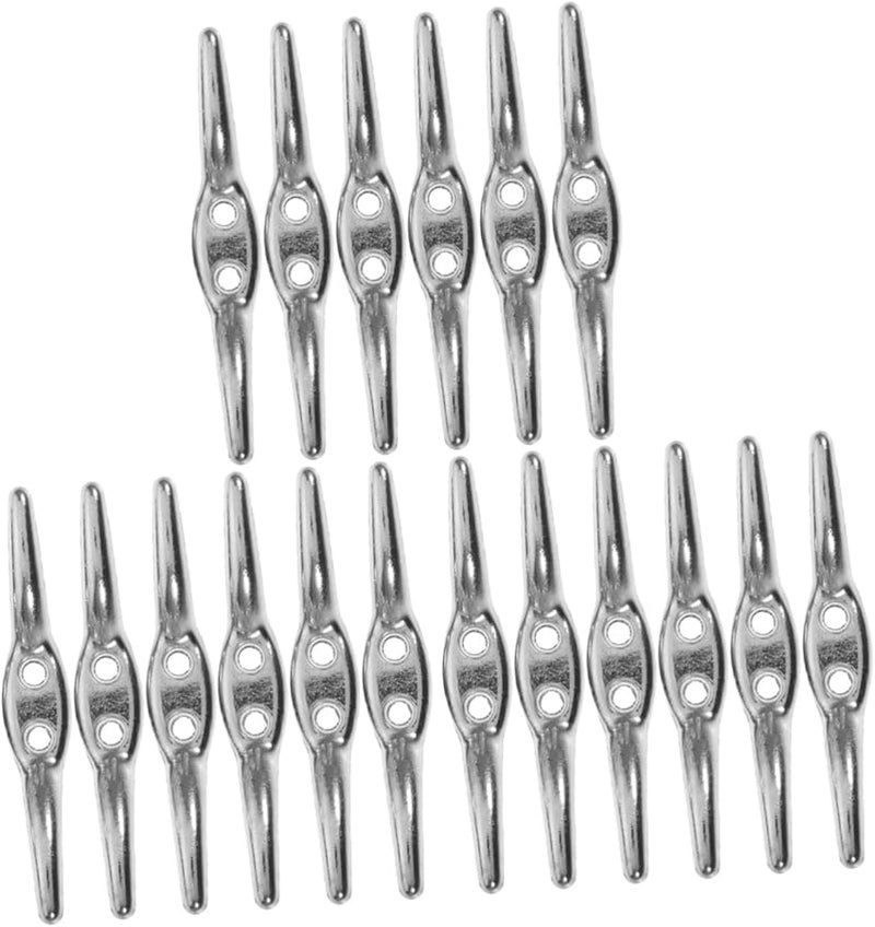 Jojofuny 18 قطعة من المراسي المعدنية للحبال العمياء 3 عبوات لأمان النوافذ الستائر العمودية الظلال الدوارة الستائر الرومانية - Image 1