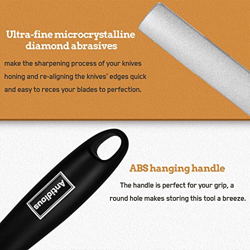 Antidious Hoof Knife Sharpener, 5 inch Farrier tool Honing Rod with Diamond Coated to Keep Hoof Knives and Cutting Instruments Sharp - Image 4