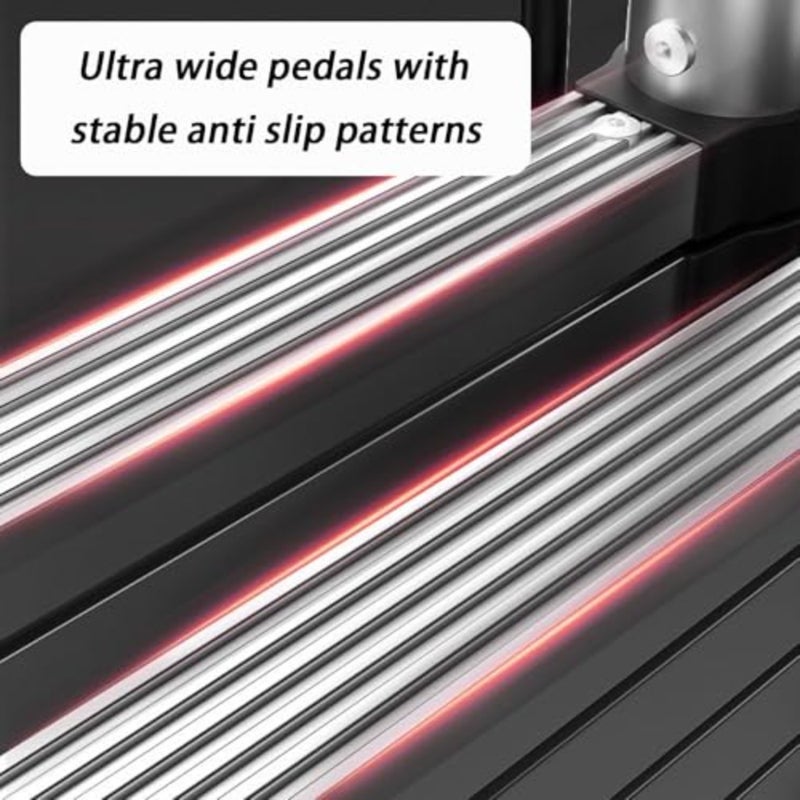 3.1m Aluminium Telescopic Ladder, 7kg Lightweight Portable Extension Ladder for Home, RV and Office, 150kg Load Capacity, Heavy Duty Folding Steps with Non-Slip Feet - Image 5
