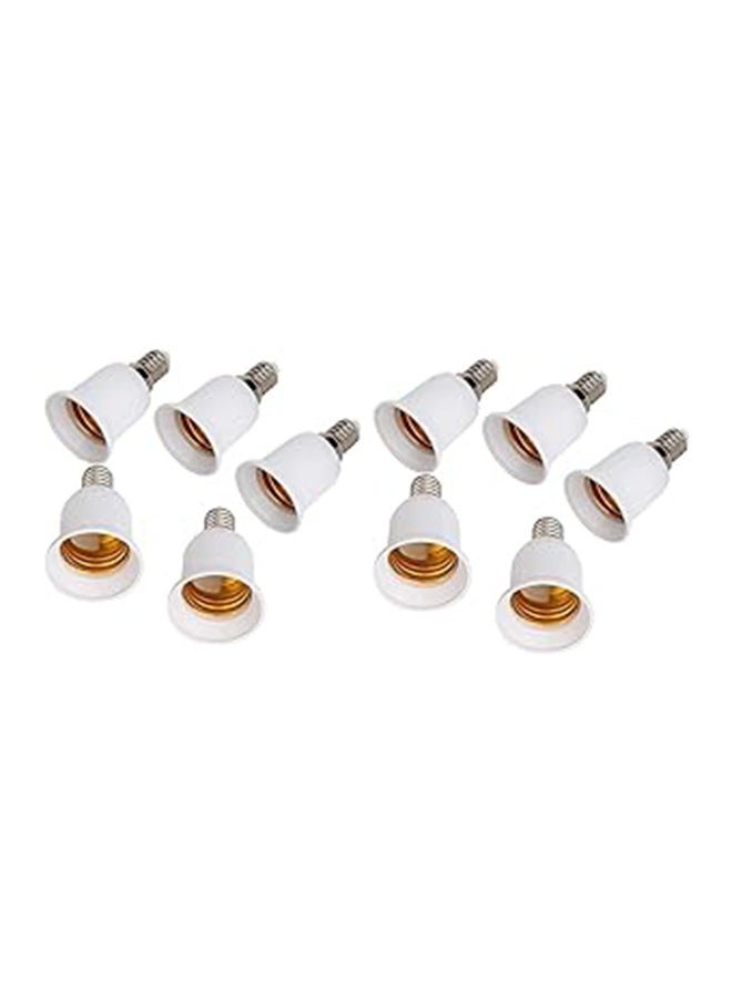 Generic - Screw Base Lamp Holder Adapters For Rechargeable And Dimmable Table Lamps 10pcs Socket Adapters - Image 1