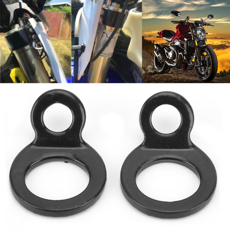 Pair Trailer Tie Down Rings D Shaped Stainless Steel for Motorcycle Bicycle Kayak ATV - Image 3