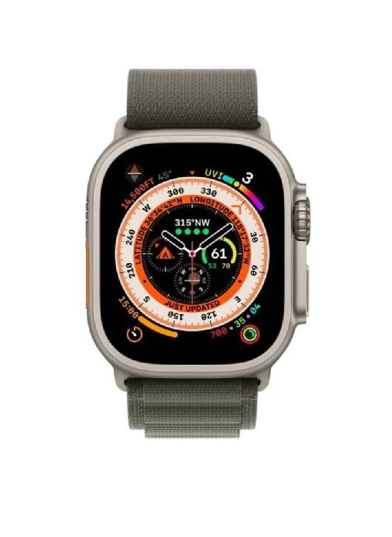 GENNEXT - Alpine Loop Compatible with Apple Watch Ultra Band,Metal connector Rugged Woven Nylon Men G-Hook Strap for iWatch Series Ultra SE 49mm 45mm 44mm - Image 1