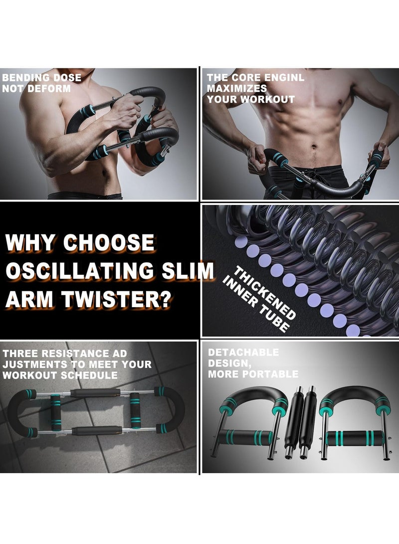 Generic The ultimate arm trainer. Adjustable chest expander, arm exerciser. Shoulder muscle training fitness equipment, upper body strength training machine.  - Image 2