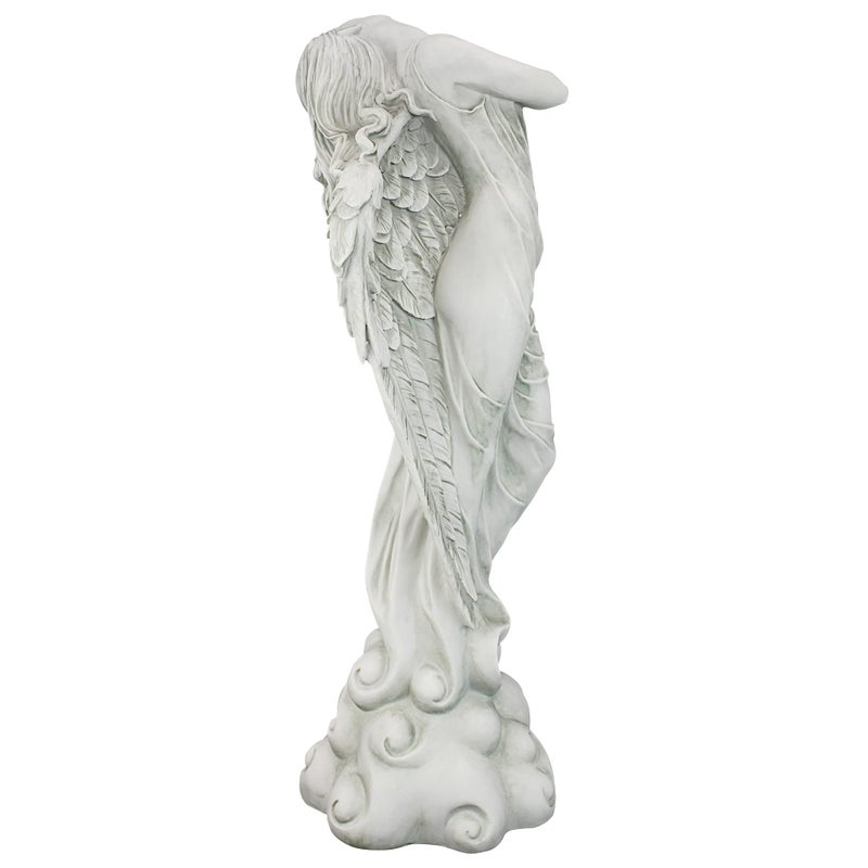 Design Toscano Ascending Angel Garden Statue, Medium, Antique Stone - Image 5