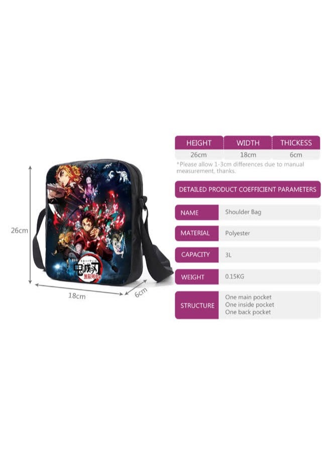 Hot-selling animation cartoon backpack at the beginning of the school season, large-capacity three-piece printed backpack-39