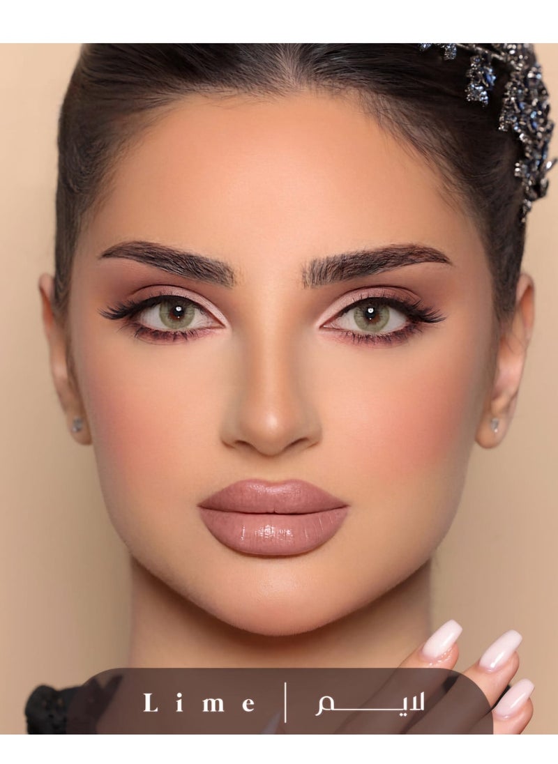 سندريلا ايز - عدسات ملونة سيندرلا ايز  الكورية الشهرية لايم 06 - Image 1