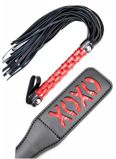 CMGTYYD 2 Pcs Leather Horse Whip Set Leather Whip for Horses Whip for Play Faux Leather Whips PU Handle Outdoor Sports Horse Riding Whip Accessories Training Tool Portable Gift  - Image 2