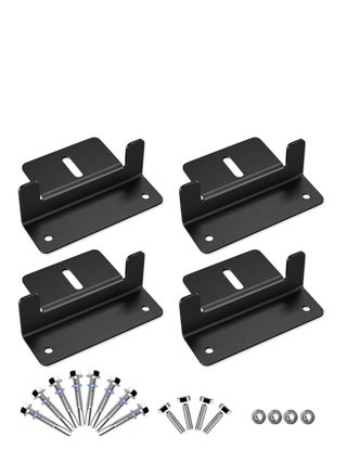 Aluminum Z Brackets for Solar Panel Mounting - Set of 4 with Nuts and Bolts, Ideal for RVs, Boats, Walls, Caravans, Yachts, and Off-Grid Installations - Black Finish. - pzsku/Z8DBC74A7B98FA7470D64Z/45/_/1724748834/98893019-f1d9-4385-868d-2e90e63dd499