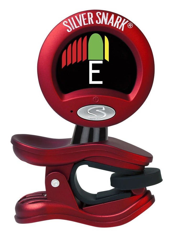 SNARK Silver 2 Clip-on All Instrument Tuner - Red/Silver - Image 1