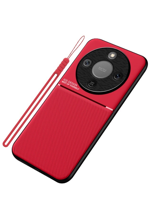 ICARLUS Case for Honor X9d 5G Magnetic Cover Glamour Red