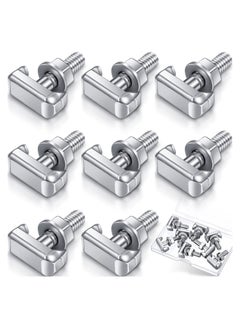 T Bolt Battery Terminal Nuts, Car Battery Cable Extender Replacement Battery Terminal T Bolt for 64740 GM 19116852, VW 6x0-915-138, BMW 61128373946 (8 Pcs)