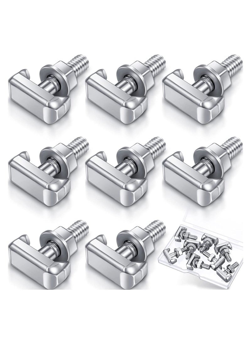 Generic - T Bolt Battery Terminal Nuts, Car Battery Cable Extender Replacement Battery Terminal T Bolt for 64740 GM 19116852, VW 6x0-915-138, BMW 61128373946 (8 Pcs) - Image 1