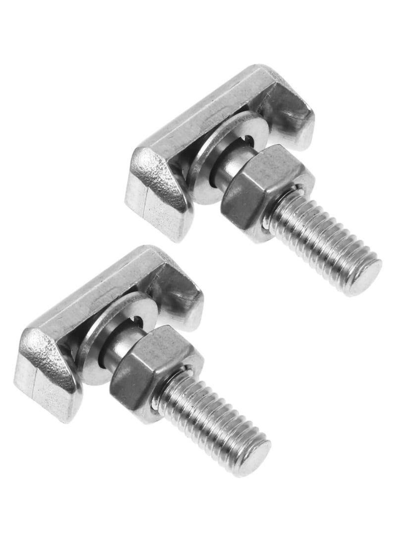 Generic - T Bolt Battery Terminal Nuts, Car Battery Cable Extender Replacement Battery Terminal T Bolt for 64740 GM 19116852, VW 6x0-915-138, BMW 61128373946 (8 Pcs) - Image 1