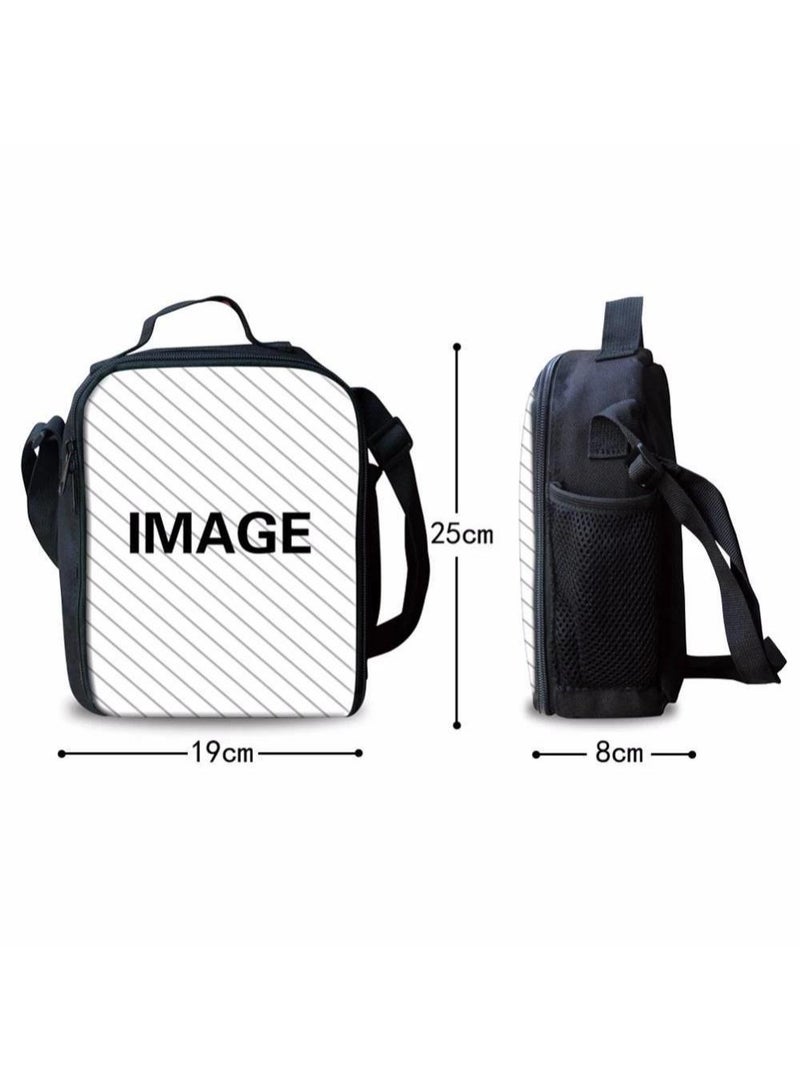 73Hours 3 pcs set Kuromi Children Backpack Daypack Schoolbag Girls  Boys School Book bag with Lunch Box Pen Case - Image 3