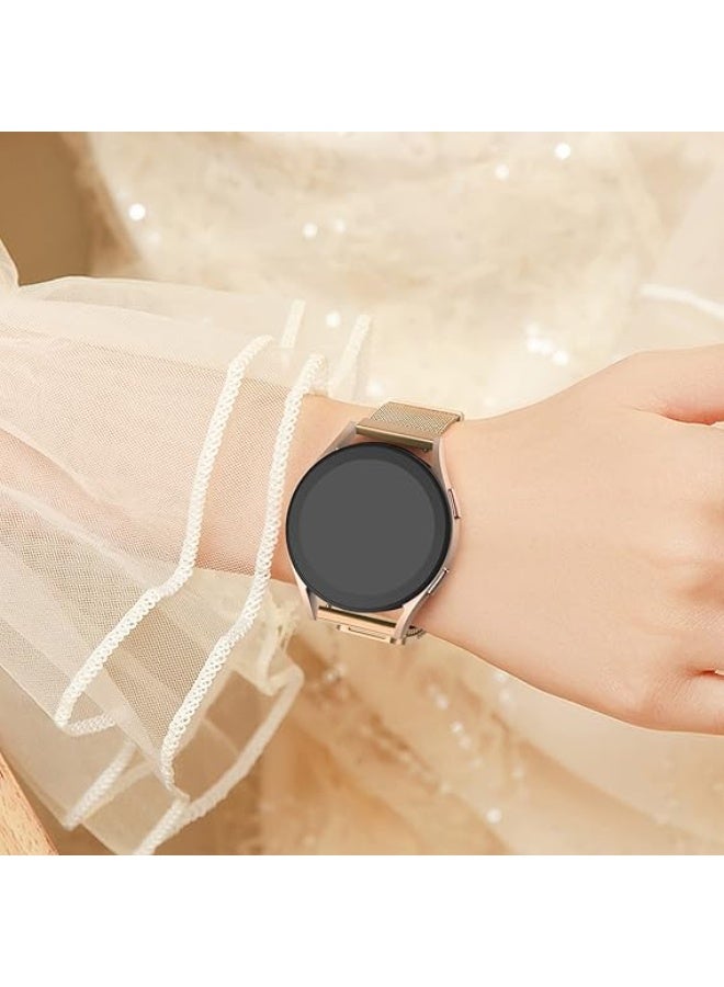 22mm Quick Release Metal Watch Band for Men and Women, Compatible with Huawei Watch GT2 / GT2 PRO / GT Runner / GT3 / GT3 Pro / GT4 / GT4 Pro / GT1 46mm Stainless Steel Magnetic Wristband for 22mm Watch_Rose gold - Image 4