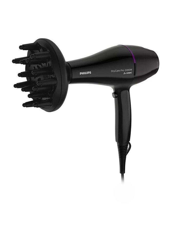 Philips Drycare Pro Hair Dryer With Ionic Care 2200W Black - Image 2