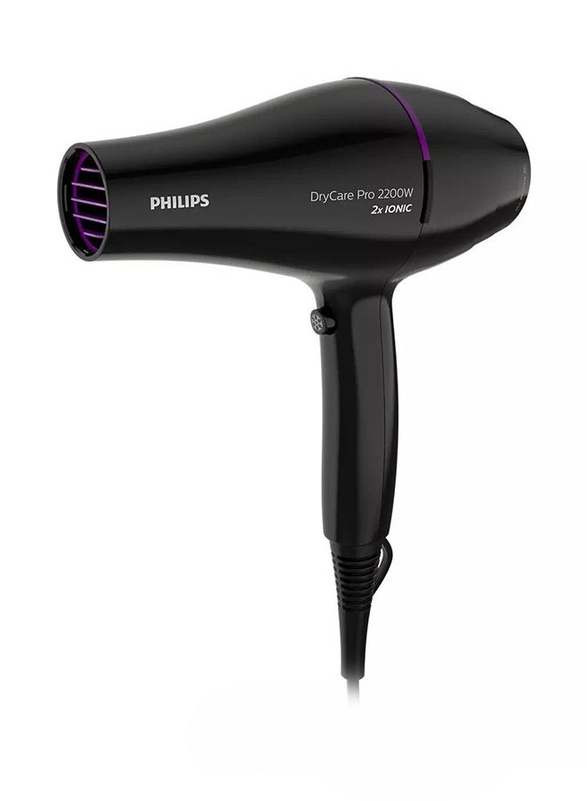 Philips Drycare Pro Hair Dryer With Ionic Care 2200W Black - Image 1