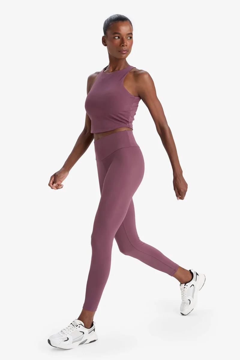 ديفاكتو DeFactoFit High Waist Printed Stretchy Sports Leggings