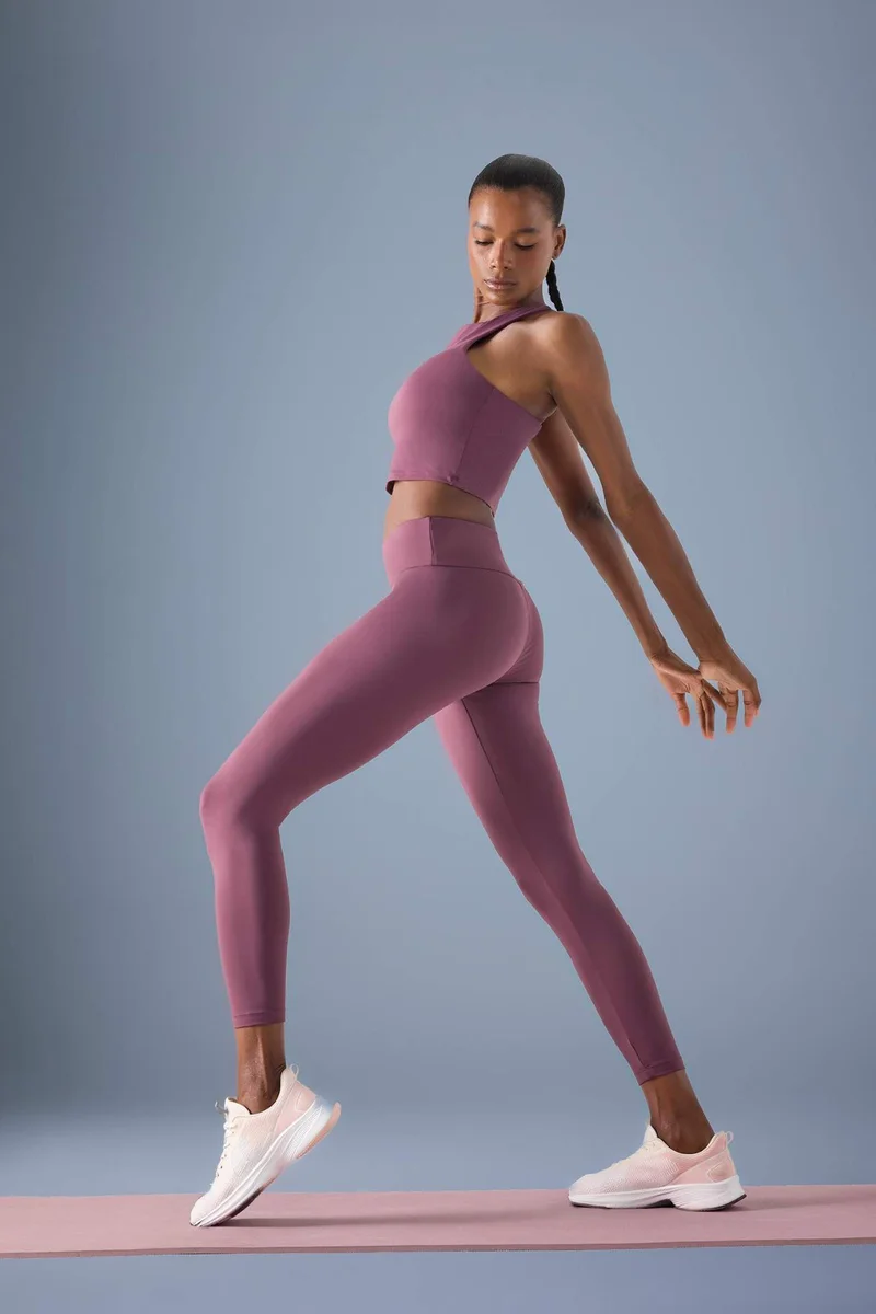 ديفاكتو DeFactoFit High Waist Printed Stretchy Sports Leggings