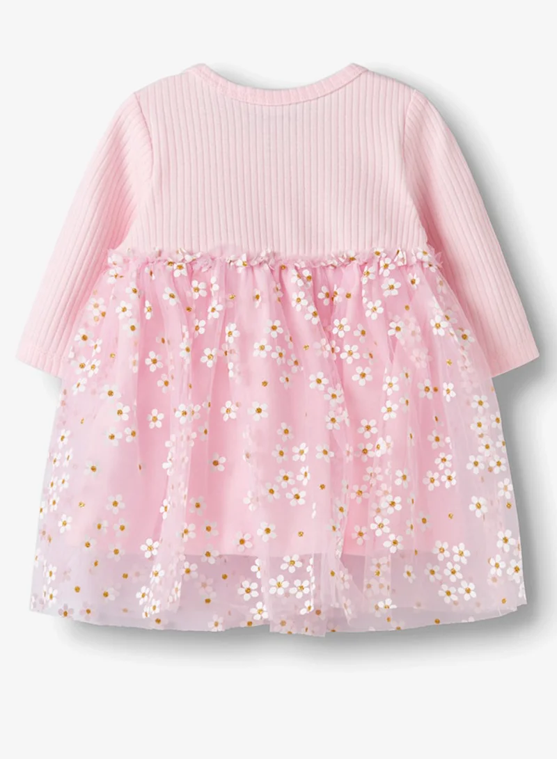 NAME IT Kids Floral Printed Midi Dress