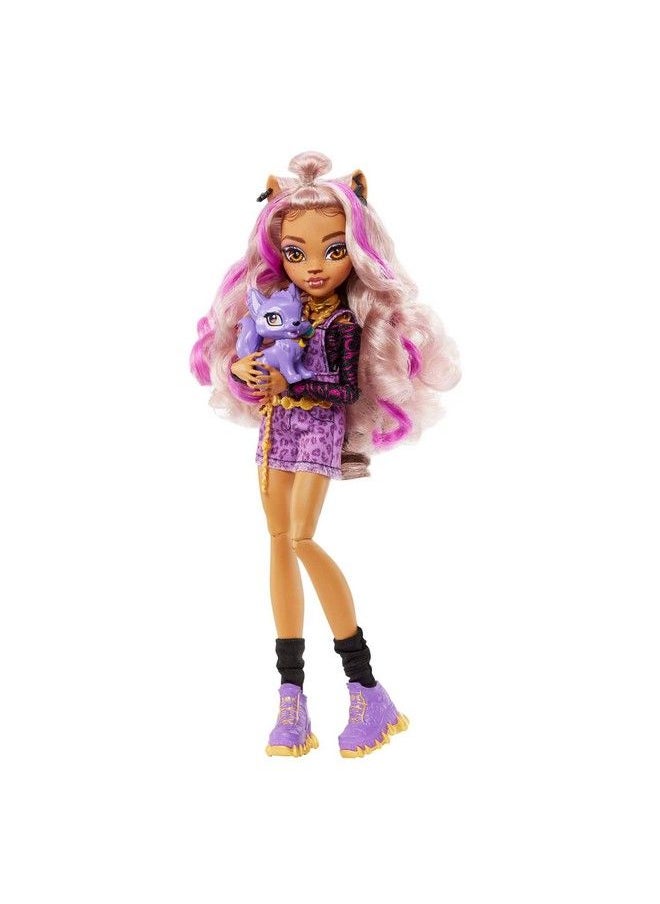 Clawdeen Wolf Fashion Doll With Purple Streaked Hair Signature Look Accessories & Pet Dog - pzsku/Z8DBCDB8BD6E21838C95BZ/45/_/1688624337/3c599fe1-e69e-478f-9fec-2fc03ffd77d2