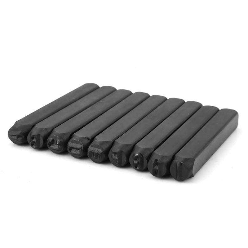 Steel Letter Stamp: 6mm Carbon Steel Set - 36 Letters & Numbers Easy-to-Use Hand Punch Kit for DIY Craft on Paper, Leather, Plastic, Wood & Metal - Image 4