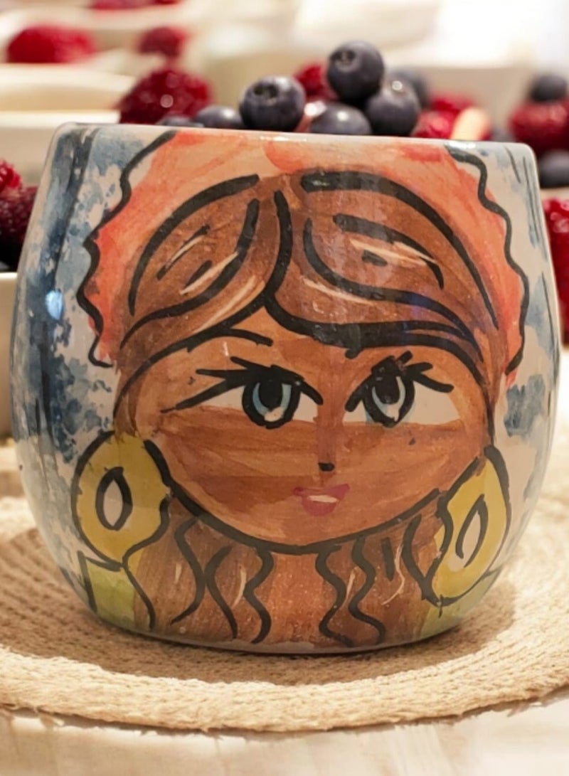 color zone pottery 200ml Ceramic and Pottery Mug, Microwave Safe, Handmade  - Image 2
