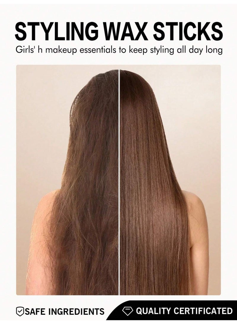 اي كي تي عصا شمع الشعر، شمع تصفيف للشعر المستعار الناعم، عصا شمع لتصفيف الشعر غير دهني يستخدم لتسريح الشعر وعلاج تطاير الشعر والتجعدات - يستخدم لتجعيد شعر النساء وشعر الأطفال، عصا شمع لتجعيد شعر النساء، مناسب لجميع أنواع الشعر، لتجعيد الغرة وترميم الرؤوس، عناية فريدة للشعر، خالي من الدهون، يتميز بخلاصات طبيعية. - Image 5