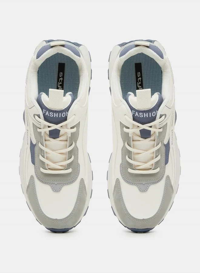 Styli Breathable Lightweight Lace Up Sneakers