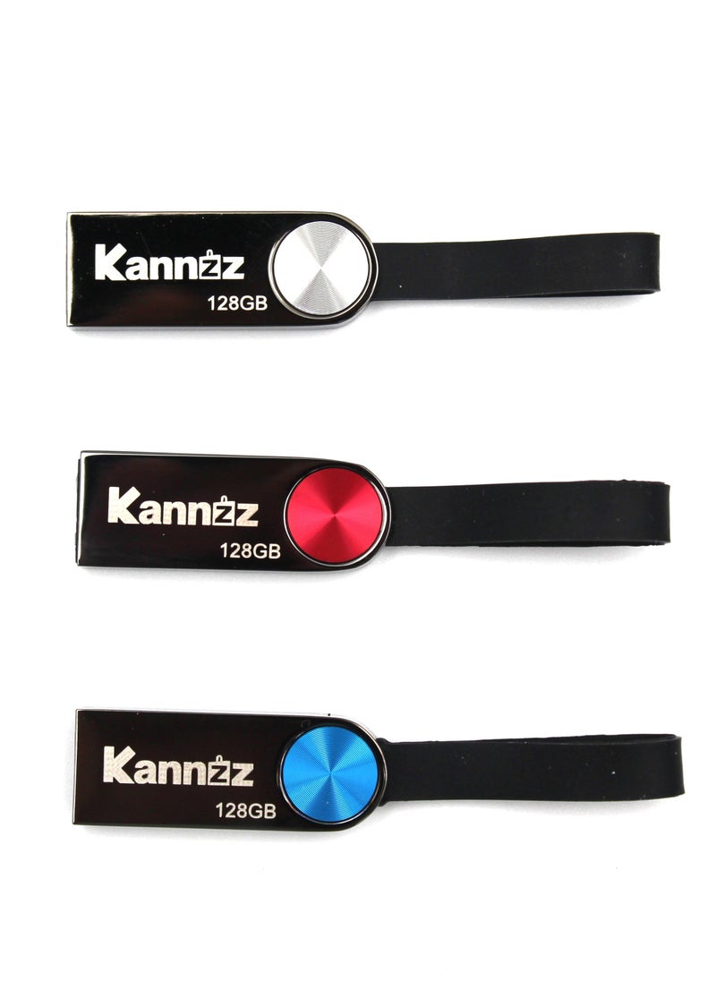 Kannzz USB Memory 128GB - Red  - Image 2