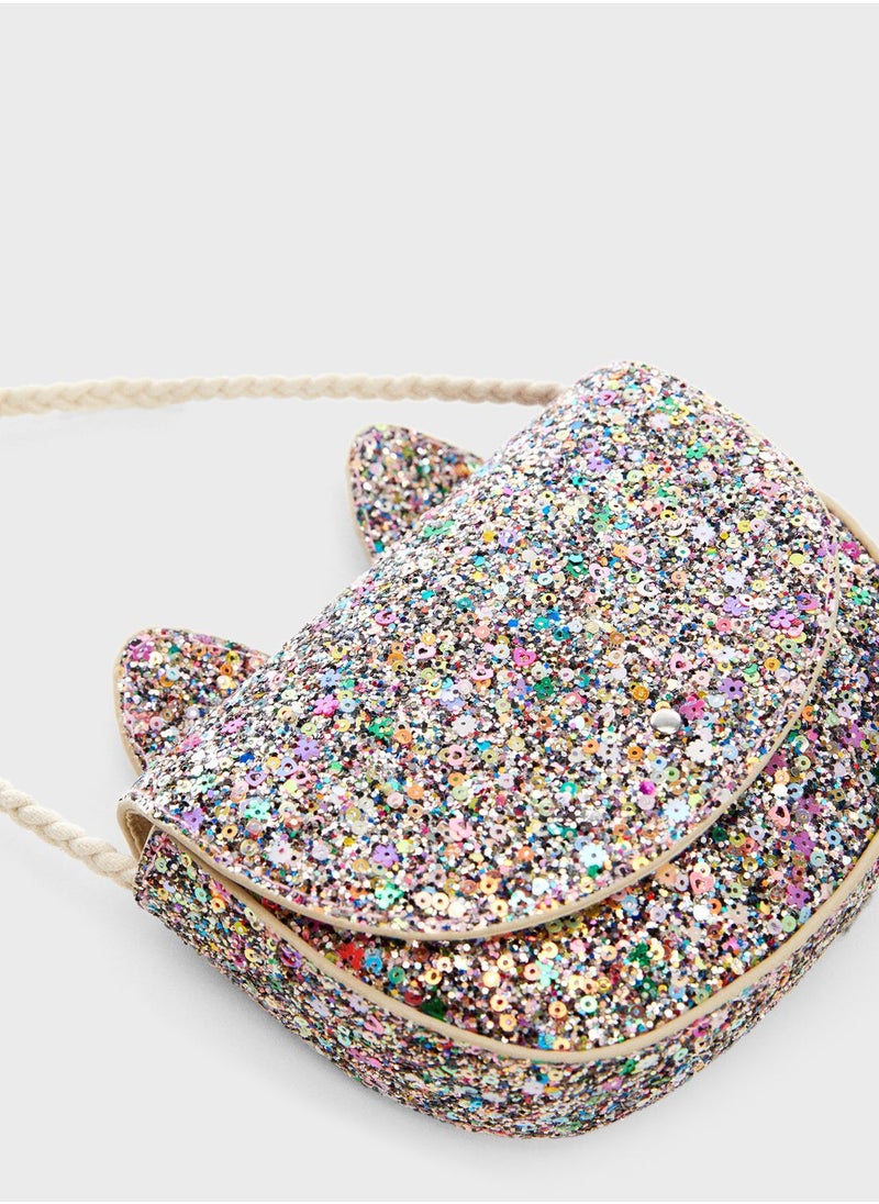 MANGO - Kids Sequin Ear Bag - Image 1