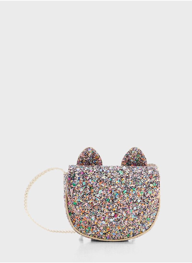 MANGO - Kids Sequin Ear Bag - Image 1