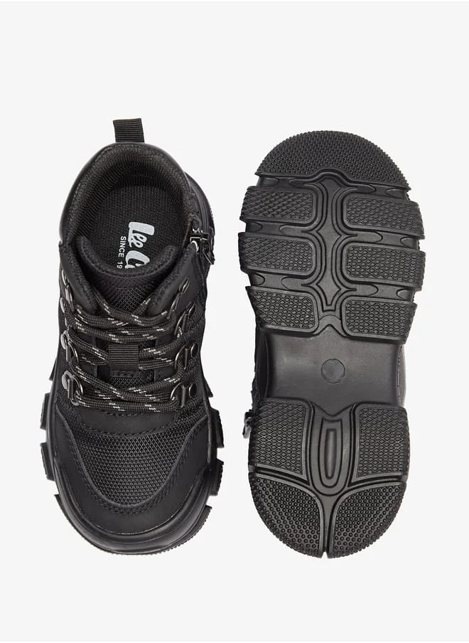 Lee Cooper Boys' Panelled Ankle Boots with Zip Closure