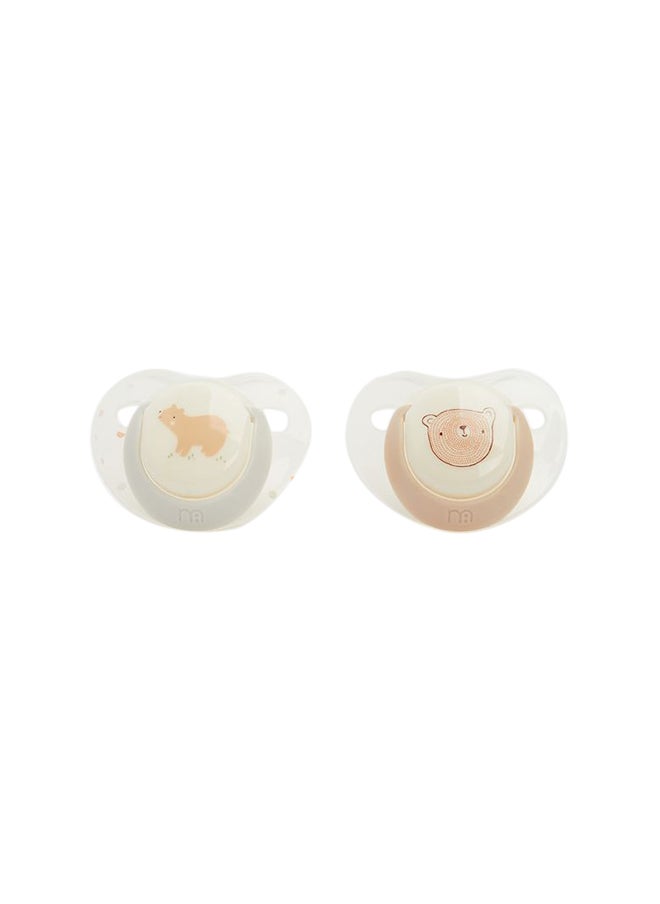 mothercare Pack Of 2 Soother, Silicone  - Image 1