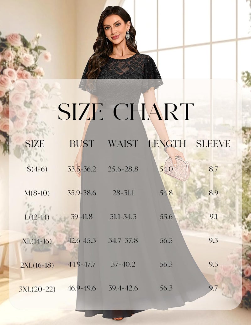 DRESSTELLS Black Formal Dresses for Mother of Bride, Wedding Guest Cocktail Bridesmaid Prom Party Evening Gown,Vestidos Elegantes De Mujer para Fiesta, Funeral Black L - Image 5