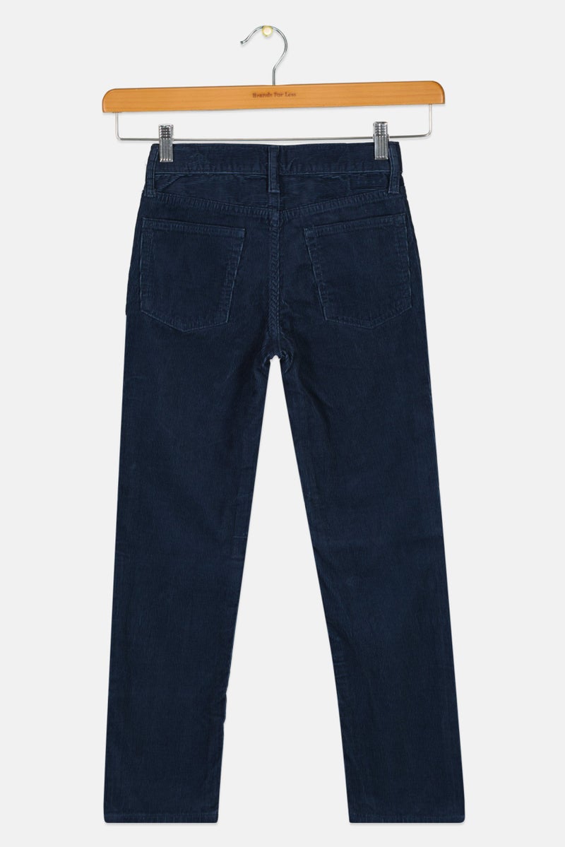 GAP Kids Boy Corduroy Pants, Navy Blue  - Image 2