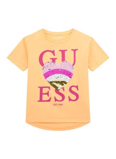 Kids Slogan Crew Neck T-Shirt